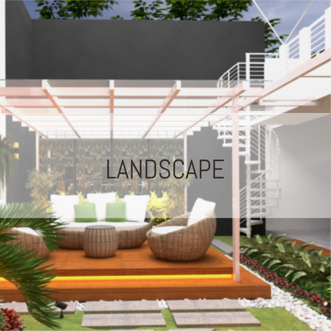 rosalyne design interior jogja landscape